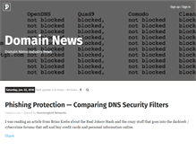 Tablet Screenshot of domainnews.com